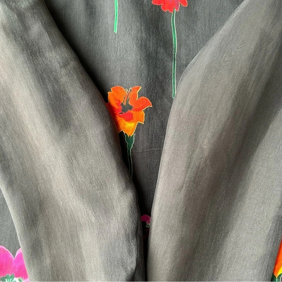 Vintage Simon Chang Floral Print Blazer - Picture 12 of 13